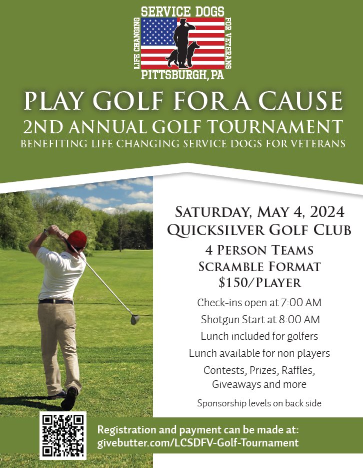 Golf Tournament for Life Changing Service Dogs